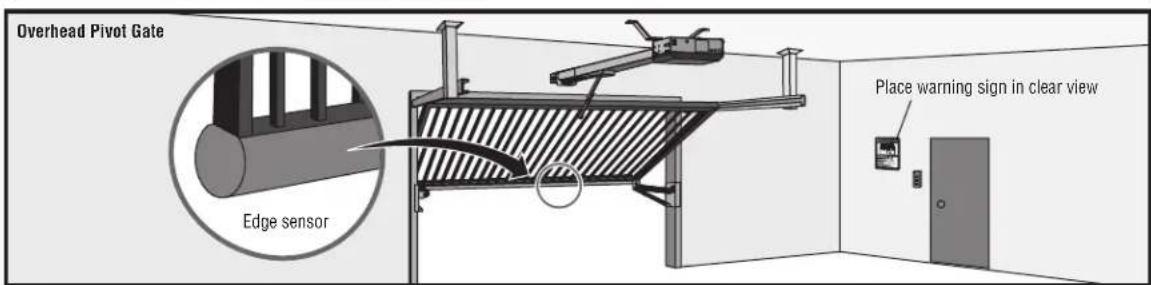 LiftMaster HCT12 - Step 5 Install Entrapment Protection - 2