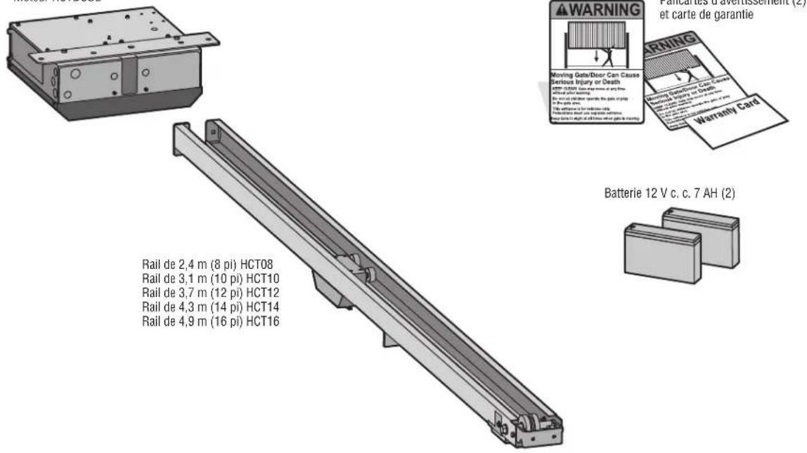 LiftMaster HCT12 - Inventaire de la boite - 1