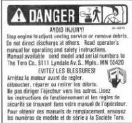 TORO 38065 - RÈGLES DE SÉCURITÉ - 6