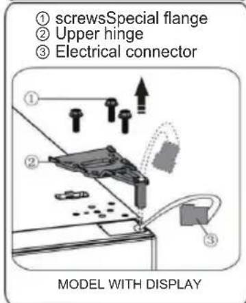 HISENSE RB390N4BFC - Reversing the door - 8