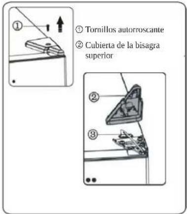 HISENSE RB390N4BFC - Invertir la puerta - 6