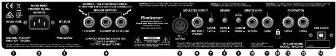 BLACKSTAR HT Club 40 MKII - 产品介绍 - 2