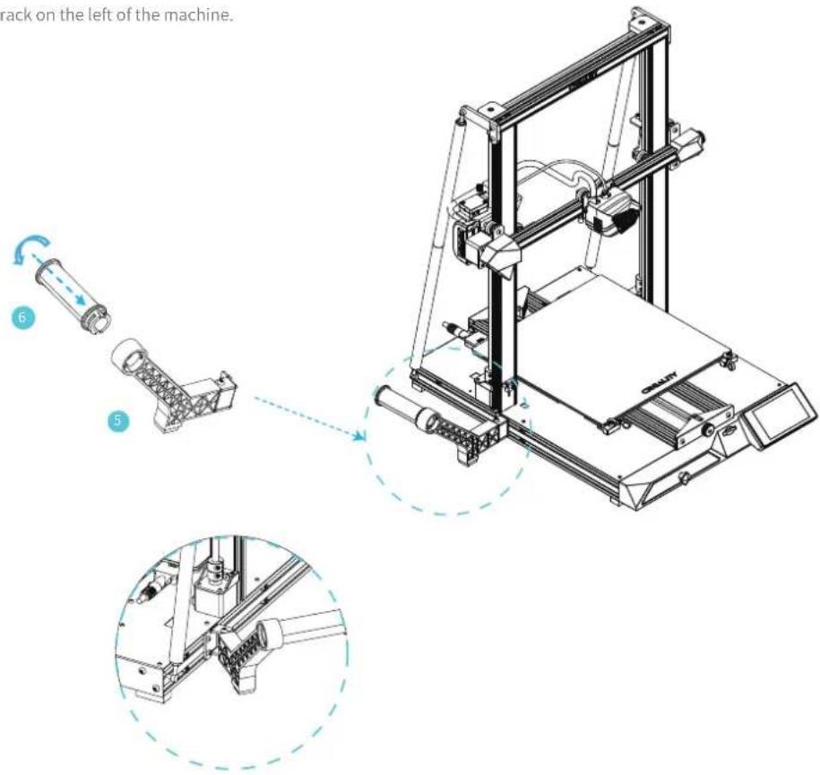 CREALITY CR-10 Smart - Install the Rack - 3