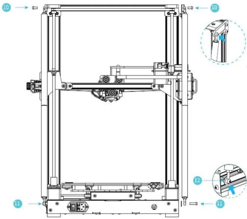 CREALITY CR-10 Smart - Pull Rod Installation - 4