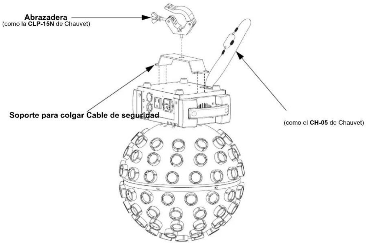 Chauvet Rotosphere HP - Diagrama de montaje - 1