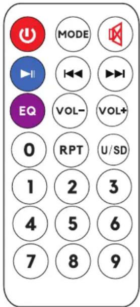 Party light & sound 8LED - TELECOMANDO - 1