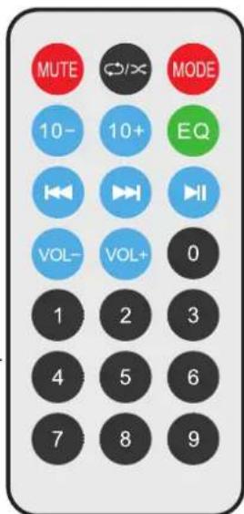 Party light & sound KA100 - AFSTANDSBEDIENING: - 1