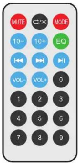 Party light & sound KA100 - TELECOMANDA: - 1