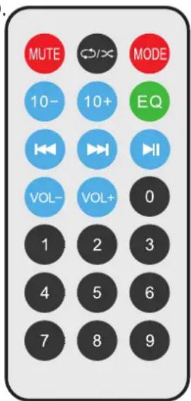 Party light & sound KA100 - CONTROLO REMOTO: - 1