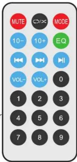 Party light & sound KA100 - TELECOMMANDE: - 1