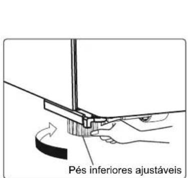 HISENSE RS818N4TFC - Nivelamento do aparelho - 2