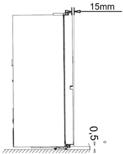 HISENSE RS818N4TFC - Nivellierung des Geräts - 1