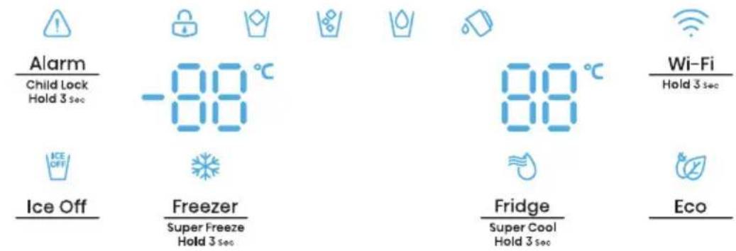 HISENSE RS818N4TFC - Display controls - 1