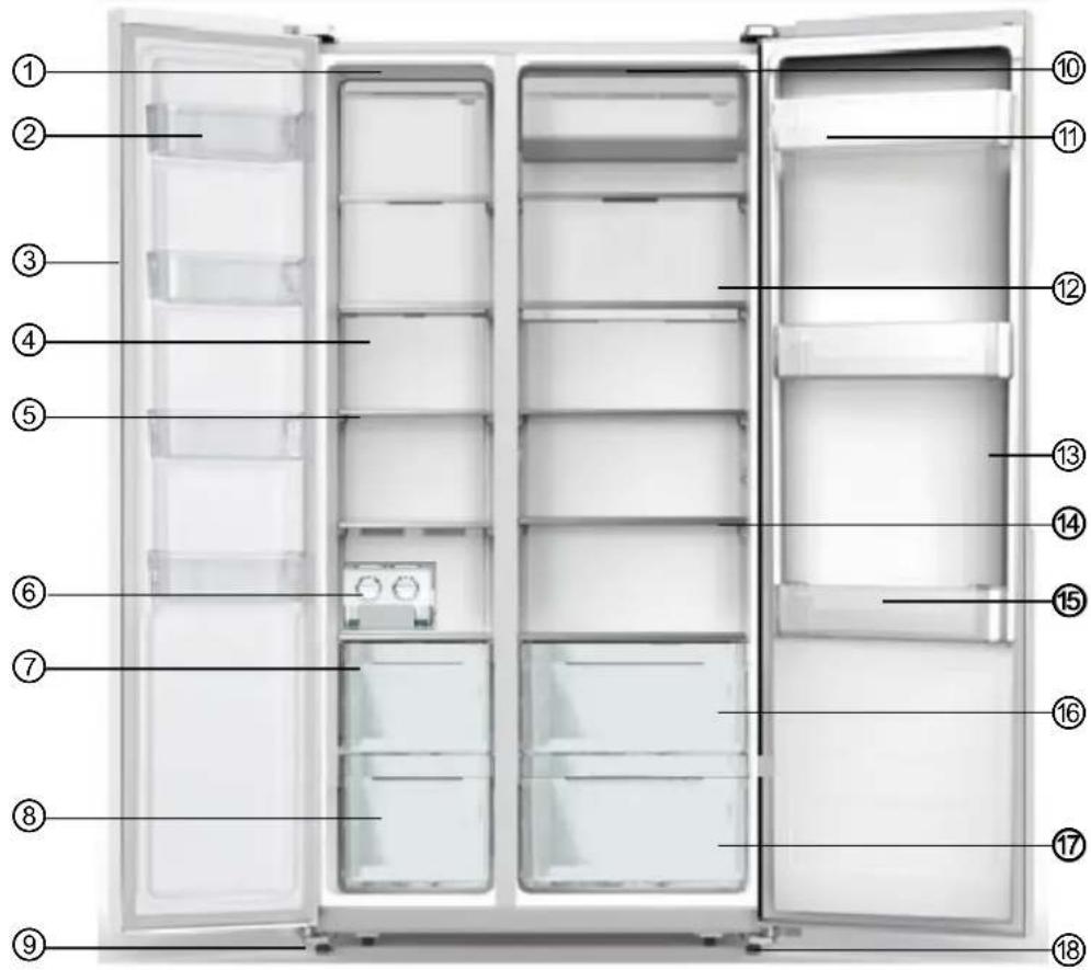 HISENSE RS677N4ACC - View of the appliance - 1