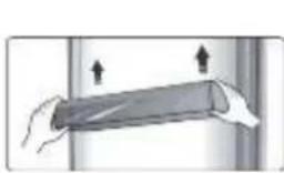 HISENSE RS677N4ACC - Prateleiras de vidro e prateleiras da porta - 1
