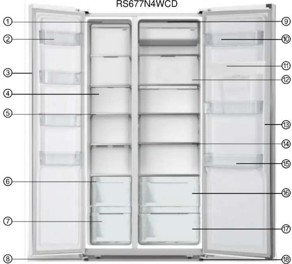 HISENSE RS677N4ACC - RS677N4WCD - 1