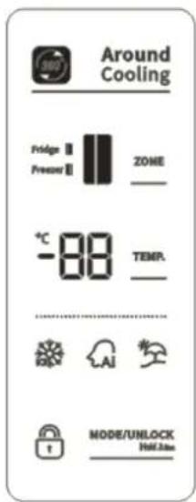 HISENSE RS677N4ACC - Controlling the temperature - 1