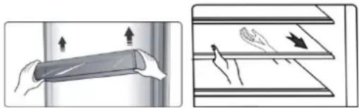 HISENSE RS677N4ACC - Estanterías de cristal y estantes de puerta - 1