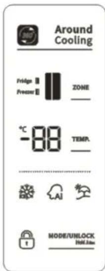 HISENSE RS677N4ACC - Controle van de temperatuur - 1