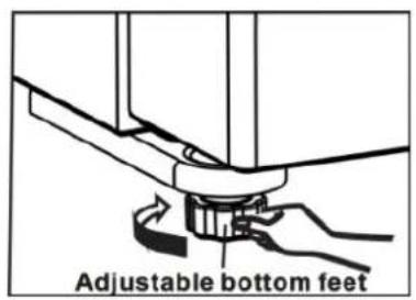 HISENSE RS677N4ACC - Leveling of appliance - 3