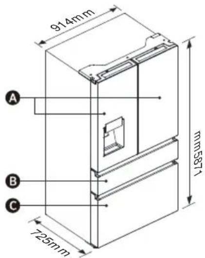 HISENSE RF728N4SBFE - Temperatura - 1