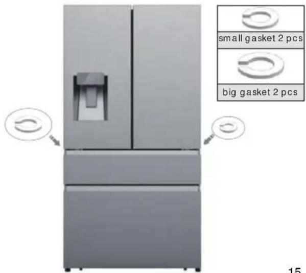 HISENSE RF728N4SBFE - (Falls nötig) Richten Sie die Türen aus - 1