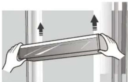 HISENSE RF728N4SBFE - Removable door bins - 1