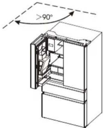 HISENSE RF728N4SBFE - Rimuovere le porte - 4