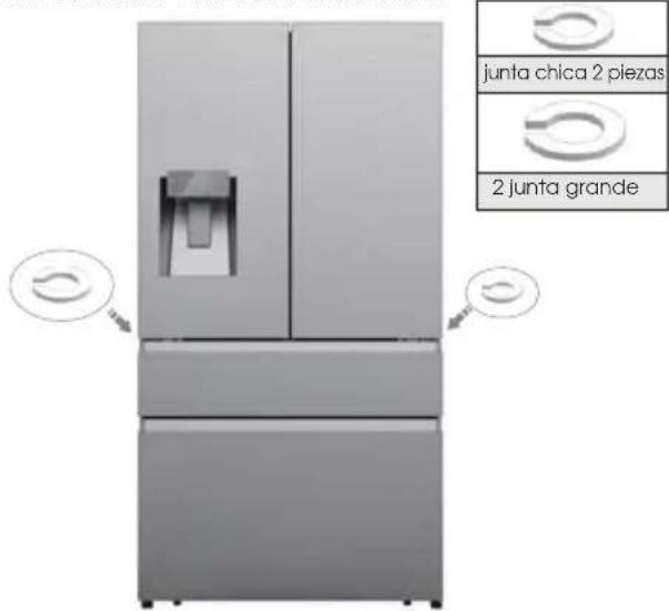 HISENSE RF728N4SBFE - Alinee las puertas (si fuera necesario) - 1