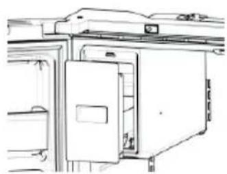 HISENSE RF728N4SBFE - Control del dispensador - 2