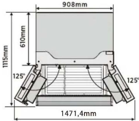HISENSE RF728N4SBFE - Ouverture et fermeture des portes - 1