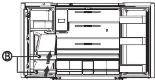 HISENSE RF728N4SBFE - Cestos para portas - 2