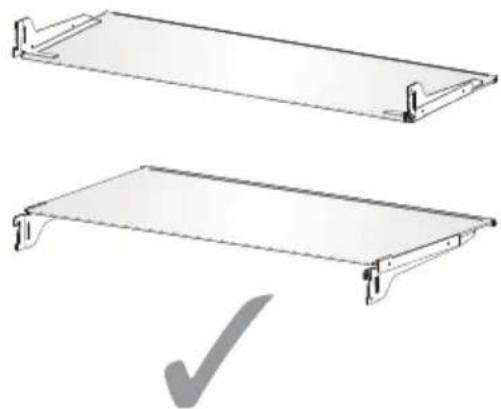 HISENSE RF728N4SBFE - Shelf parts clean - 1