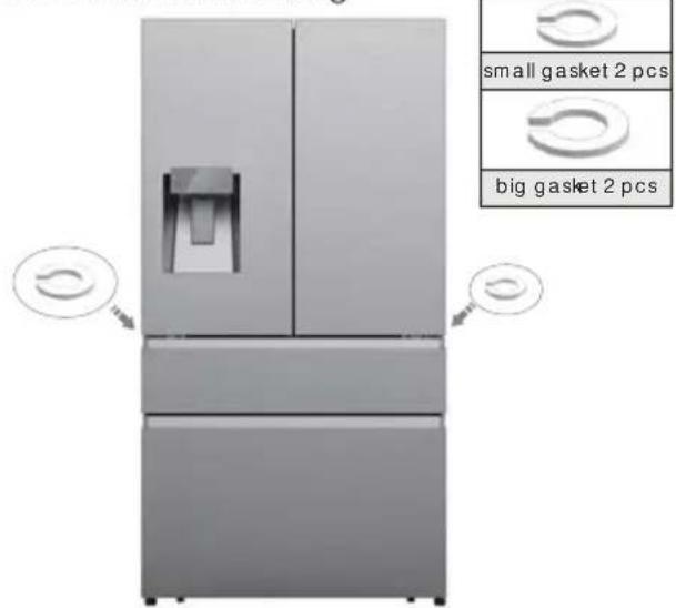 HISENSE RF728N4SBFE - Align Doors (if needed) - 1