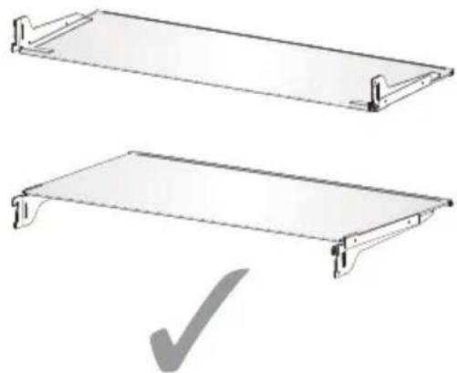 HISENSE RF728N4SBFE - Limpiar las piezas del estante - 1