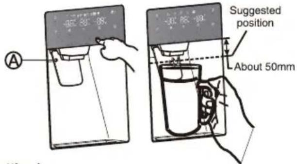 HISENSE RF728N4SBFE - Getting cold water - 1