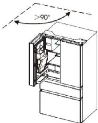 HISENSE RF728N4SBFE - Dépose des Portes - 4