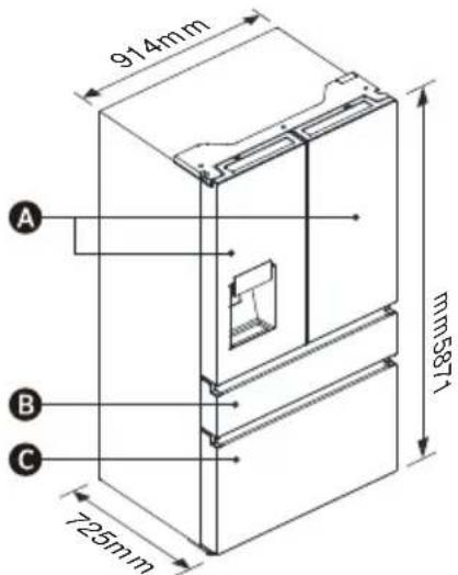 HISENSE RF728N4SBFE - Temperature - 1