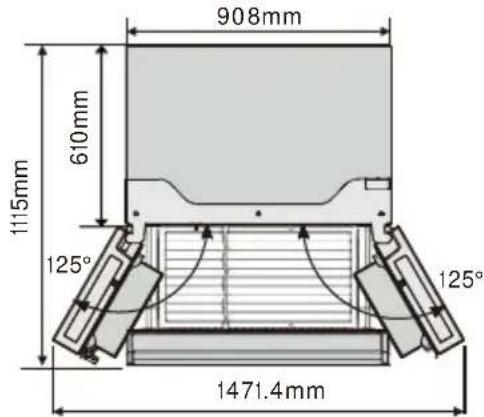 HISENSE RF728N4SBFE - Opening and Closing Doors - 1