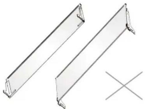 HISENSE RF728N4SBFE - Shelf parts clean - 2