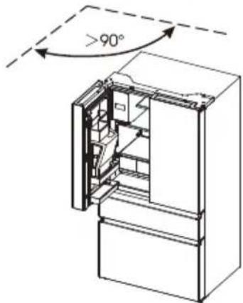 HISENSE RF728N4SBFE - Remove the Doors - 4