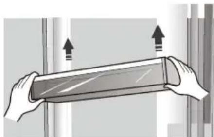 HISENSE RF728N4SBFE - Balconnet de porte démontable - 1