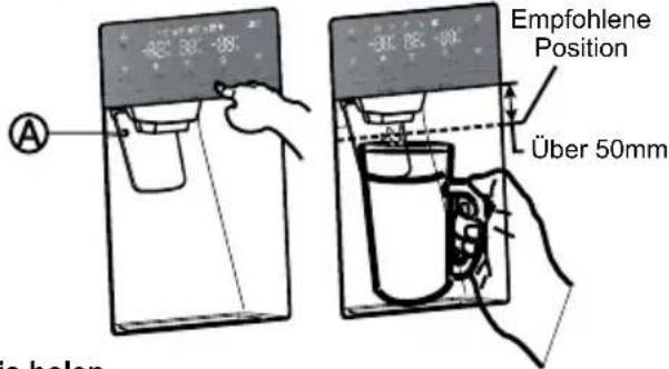HISENSE RF728N4SBFE - Holen von kaltem Wasser und Eis - 2