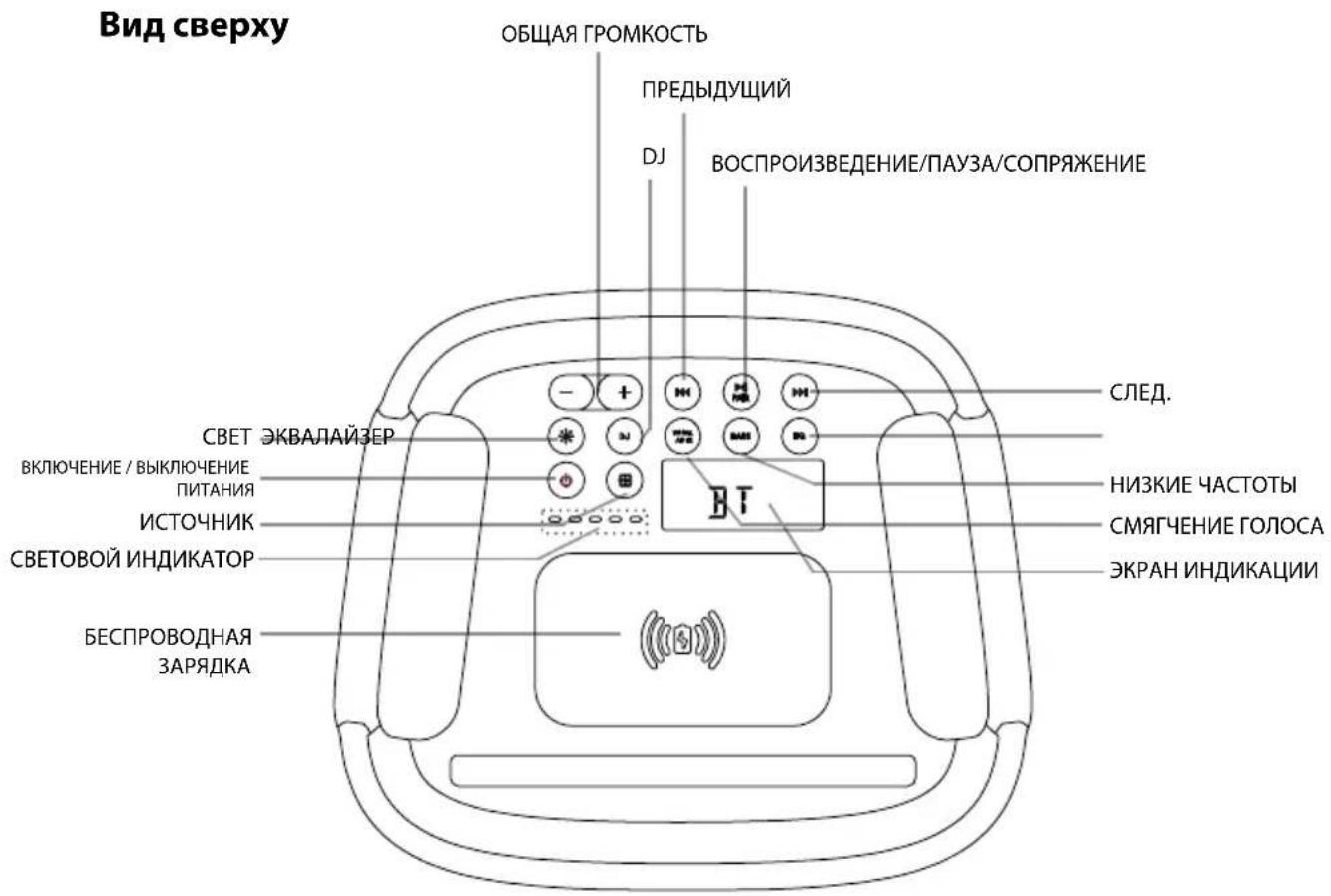 HISENSE Party Rocker One Plus - Схема продукта - 1