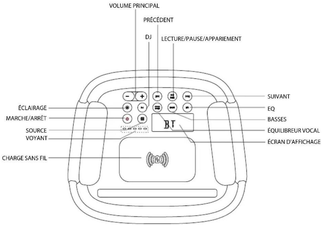 HISENSE Party Rocker One Plus - Diagramme du produit - 1