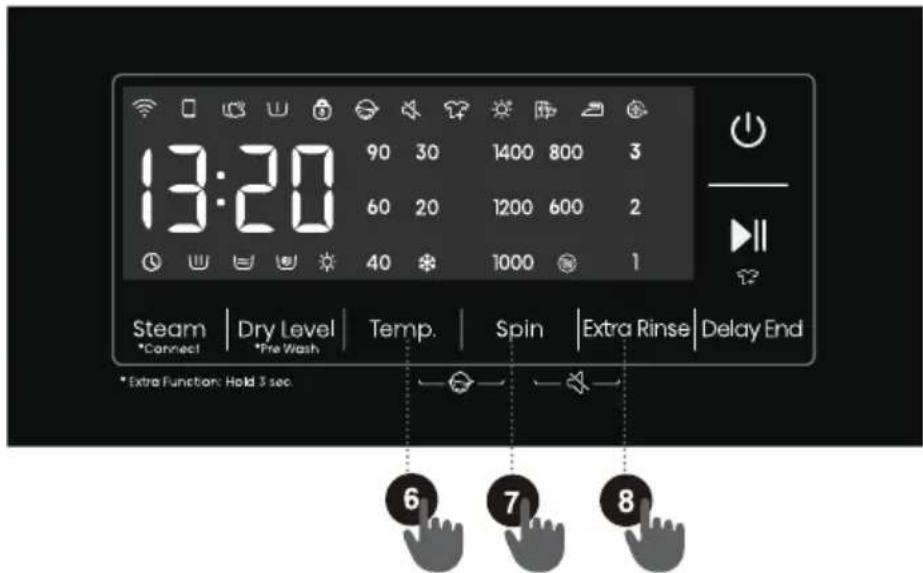 HISENSE WD3S9043BW3 - Arrêt différé Ⓤ - 1