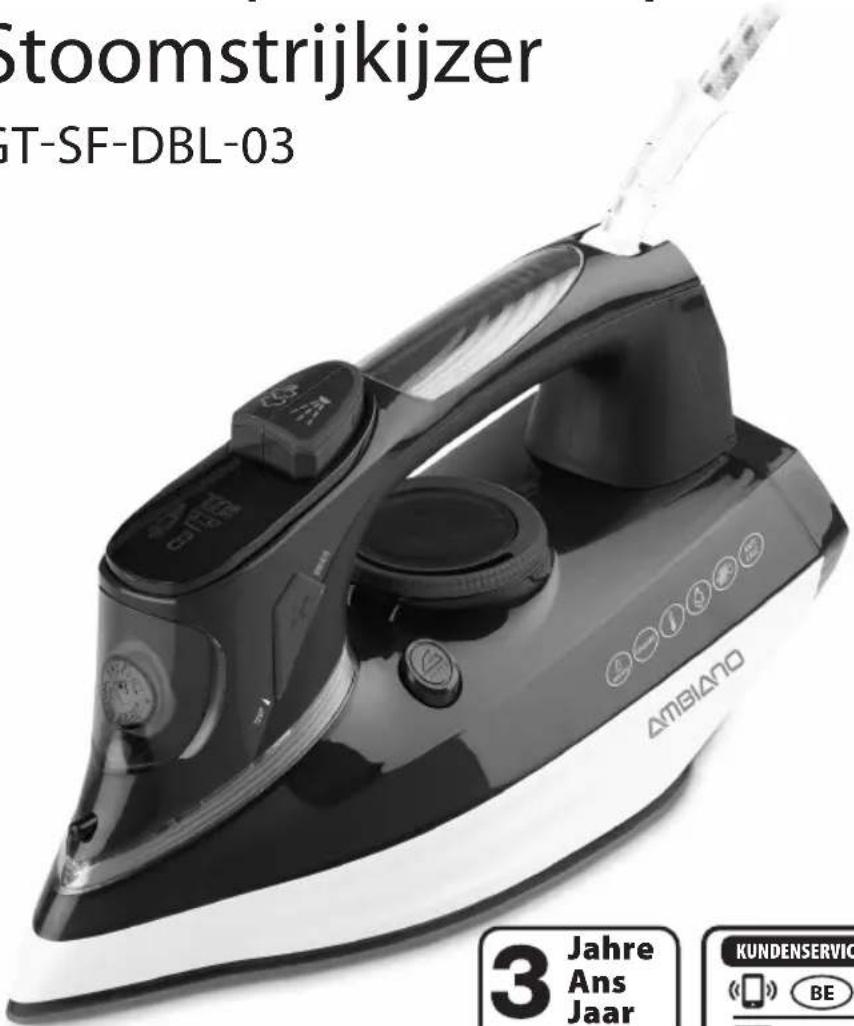 Ambiano GT-SF-DBL-03 - Dampfbügeleisen Fer à repasser à vapeur Stoomstrijkijzer - 1