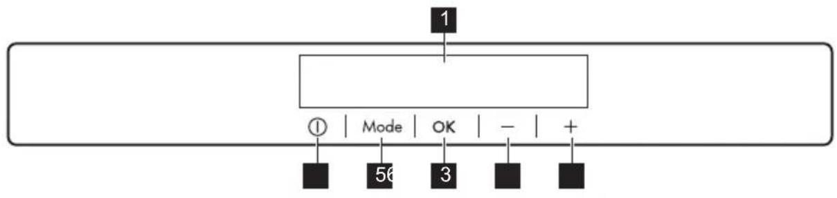 AEG OSF5O12EF - BEDIENINGSPANEEEL - 1