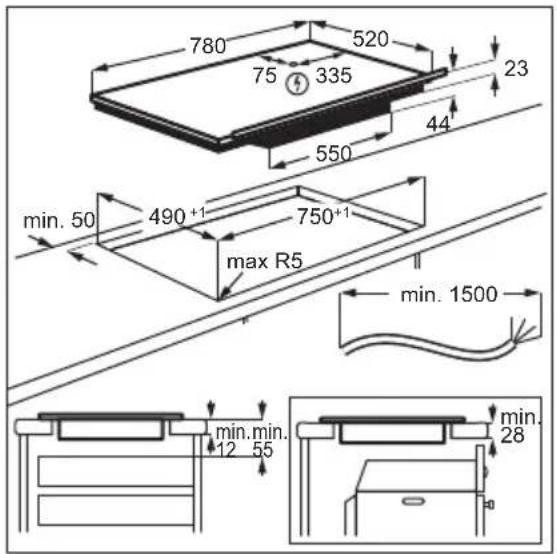 AEG TI84IB10FB - Montering - 2