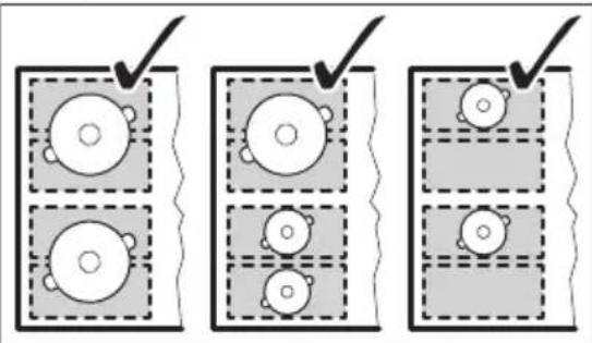 AEG TI64IG00FB - FlexiBridge Standardmodus - 2